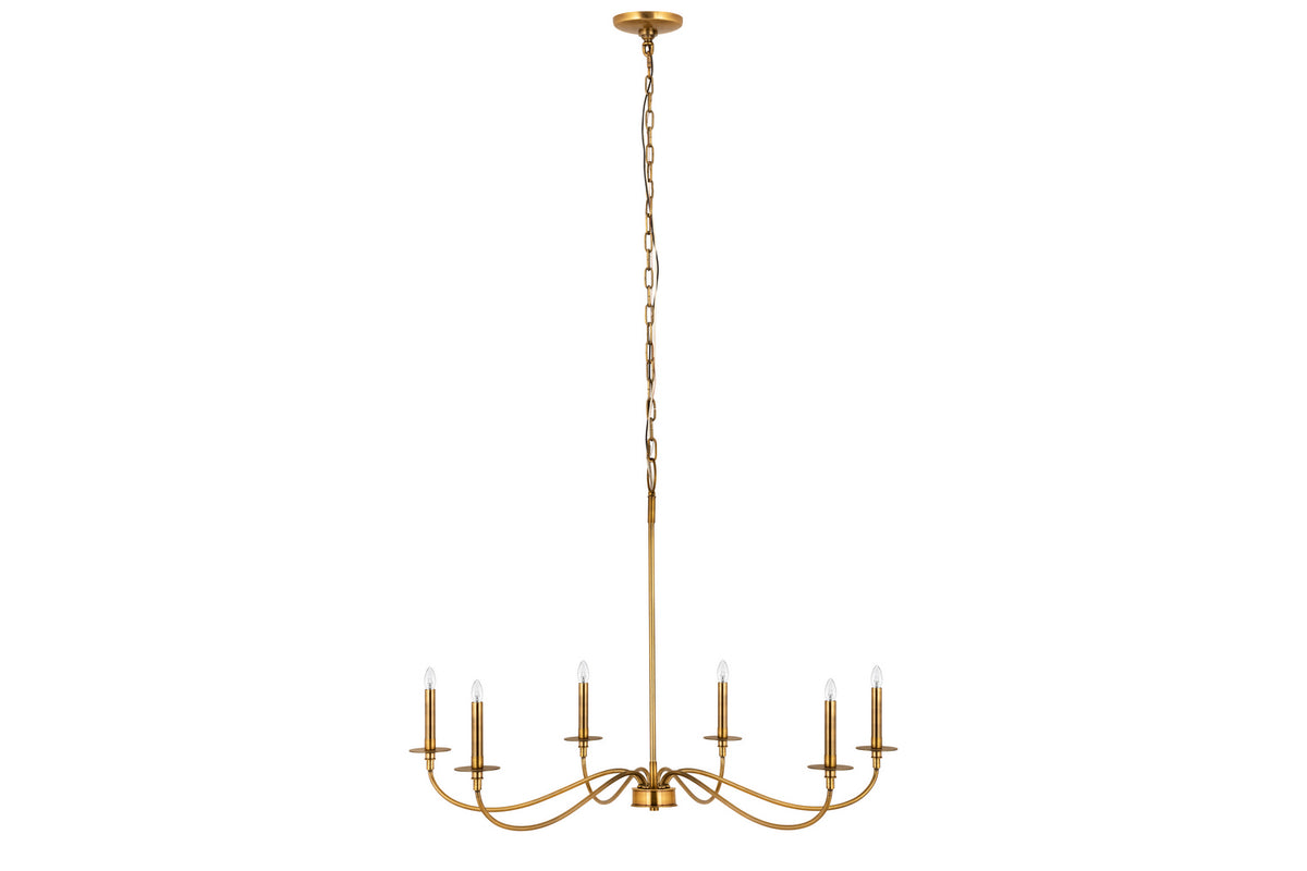 Lustre Arrington Laiton frotté, 42" – vue 3