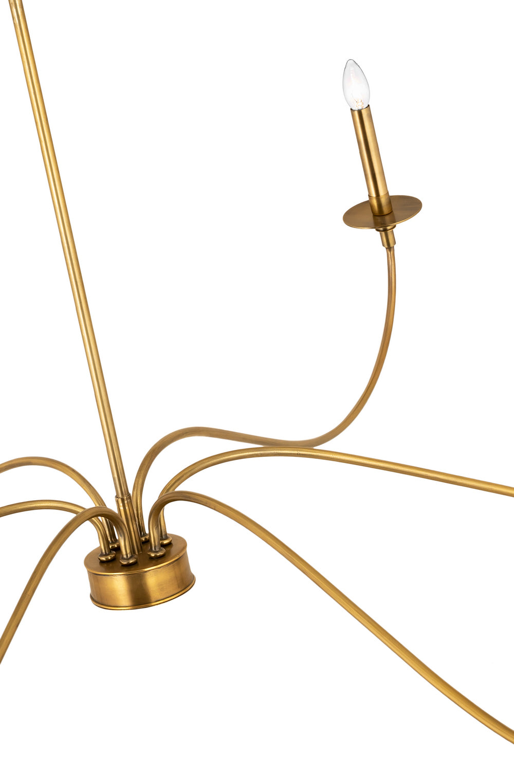 Lustre Arrington Laiton frotté, 63" – vue 4