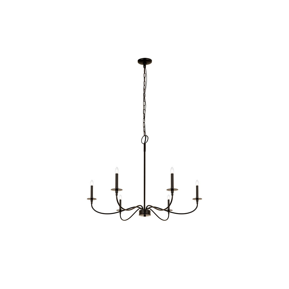 Chandelier Arrington - Noir mat 42" by Z - Lite | Luminaires & cie