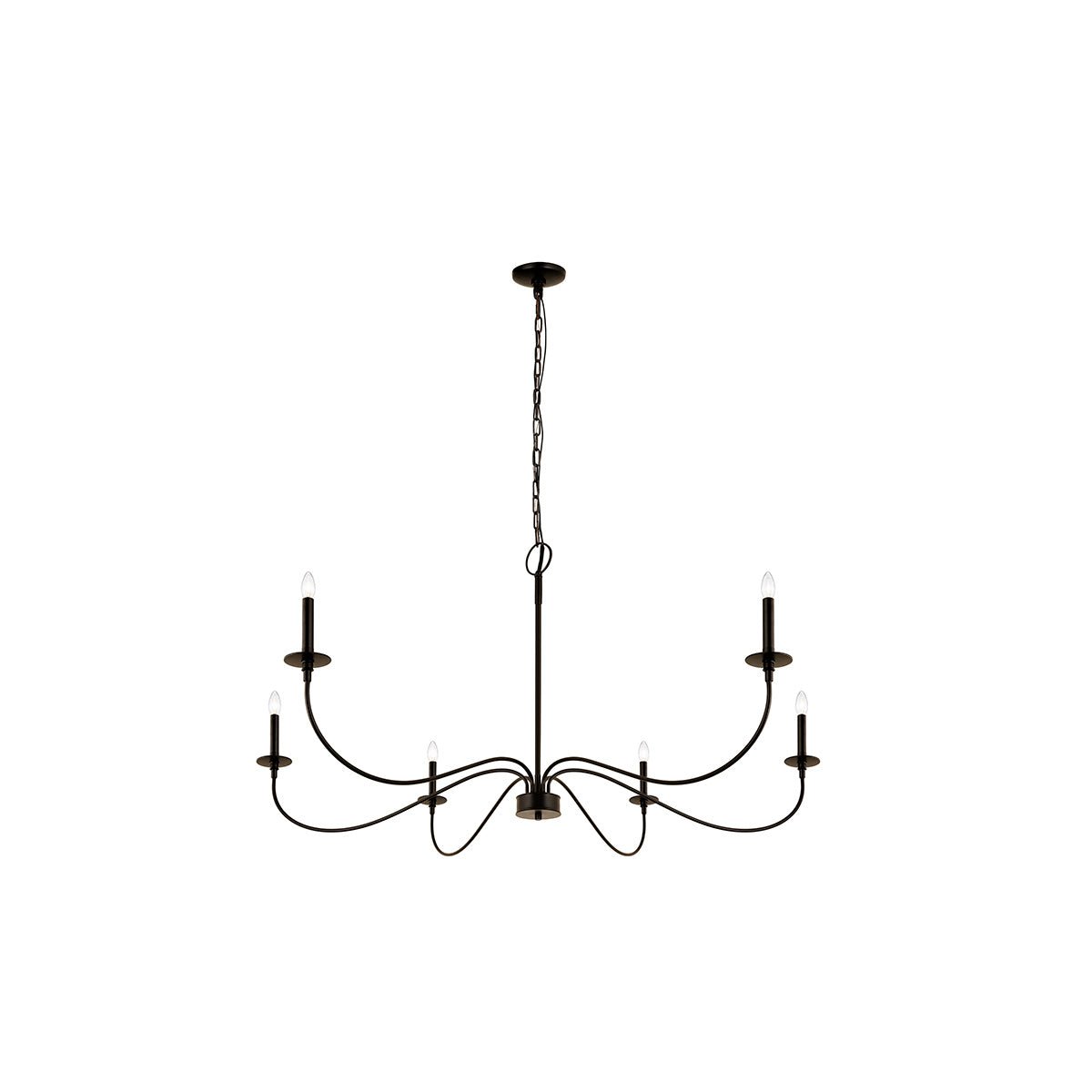 Chandelier Arrington - Noir mat 63" by Z - Lite | Luminaires & cie
