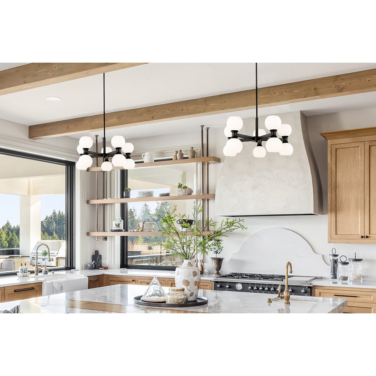 Chandelier Artemis - Noir mat 25" by Z - Lite | Luminaires & cie