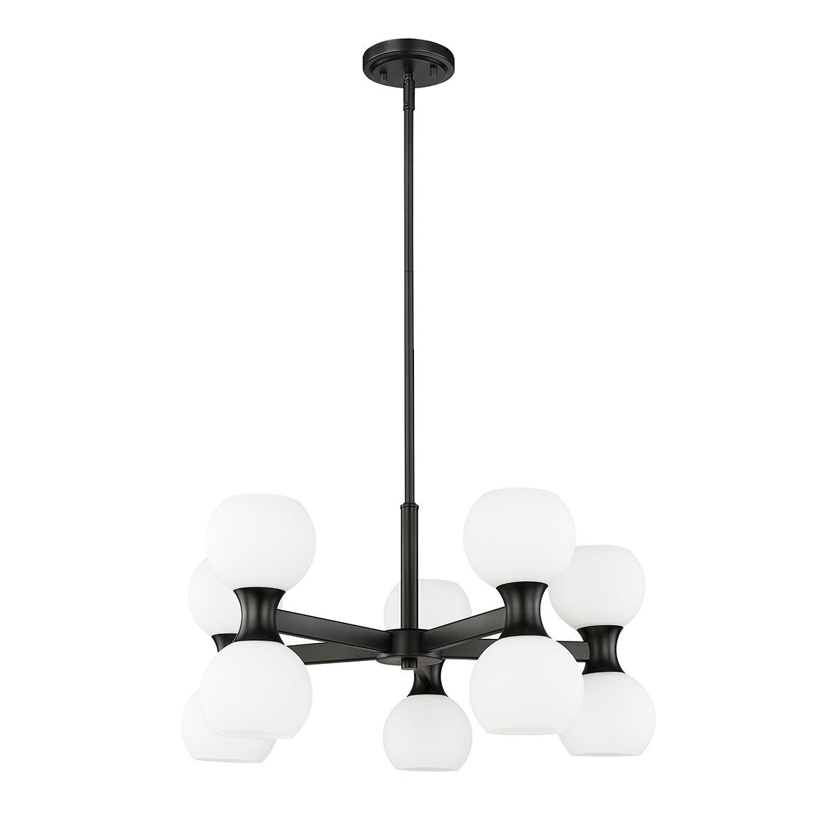 Chandelier Artemis - Noir mat 25" by Z - Lite | Luminaires & cie