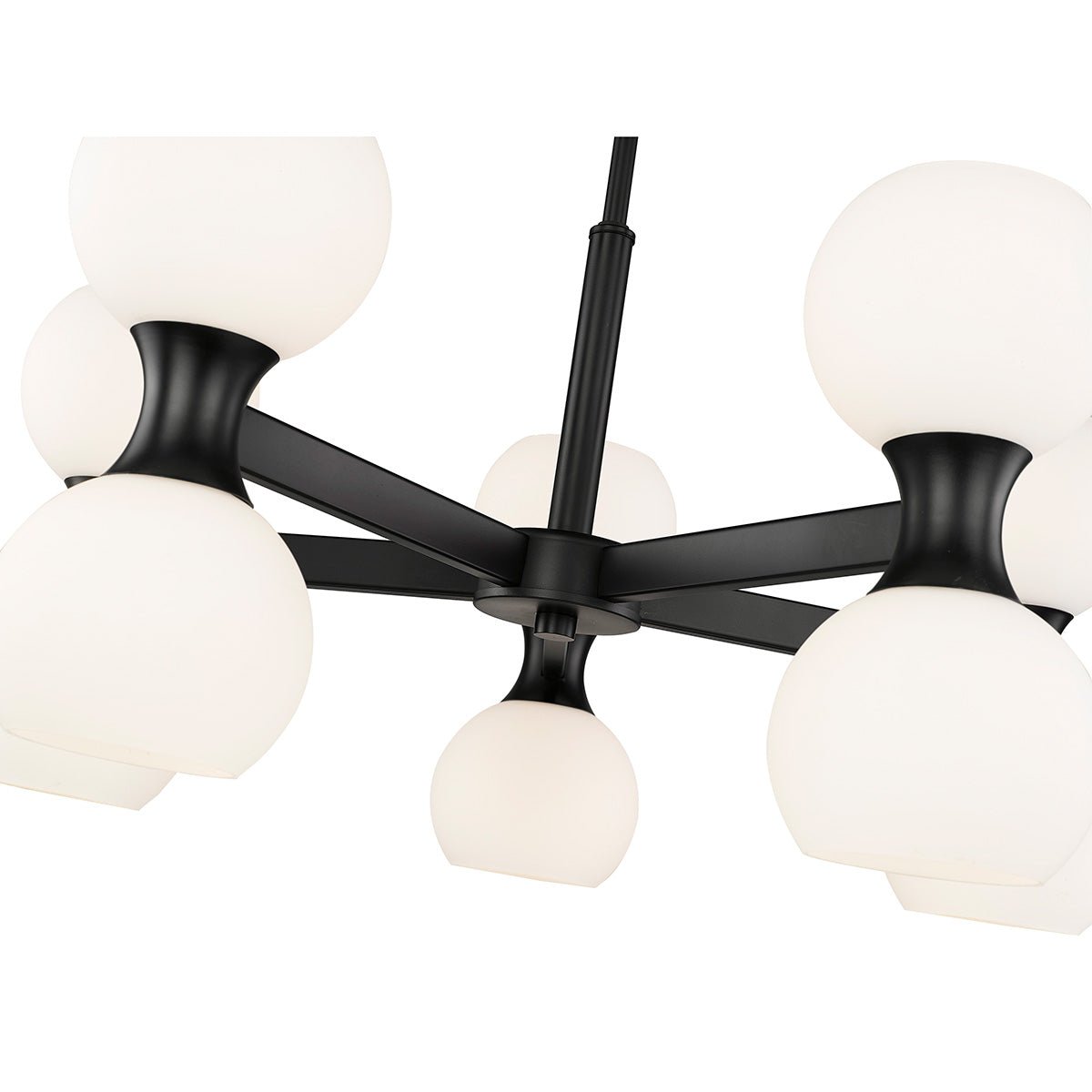 Chandelier Artemis - Noir mat 25" by Z - Lite | Luminaires & cie