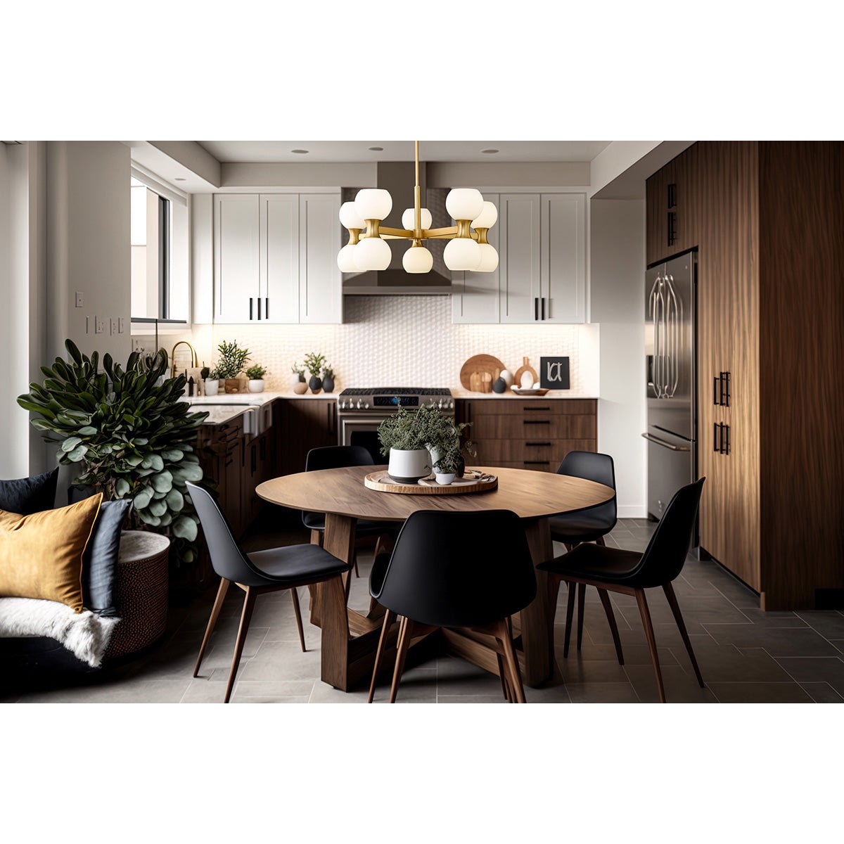 Chandelier Artemis - Or moderne 25" by Z - Lite | Luminaires & cie