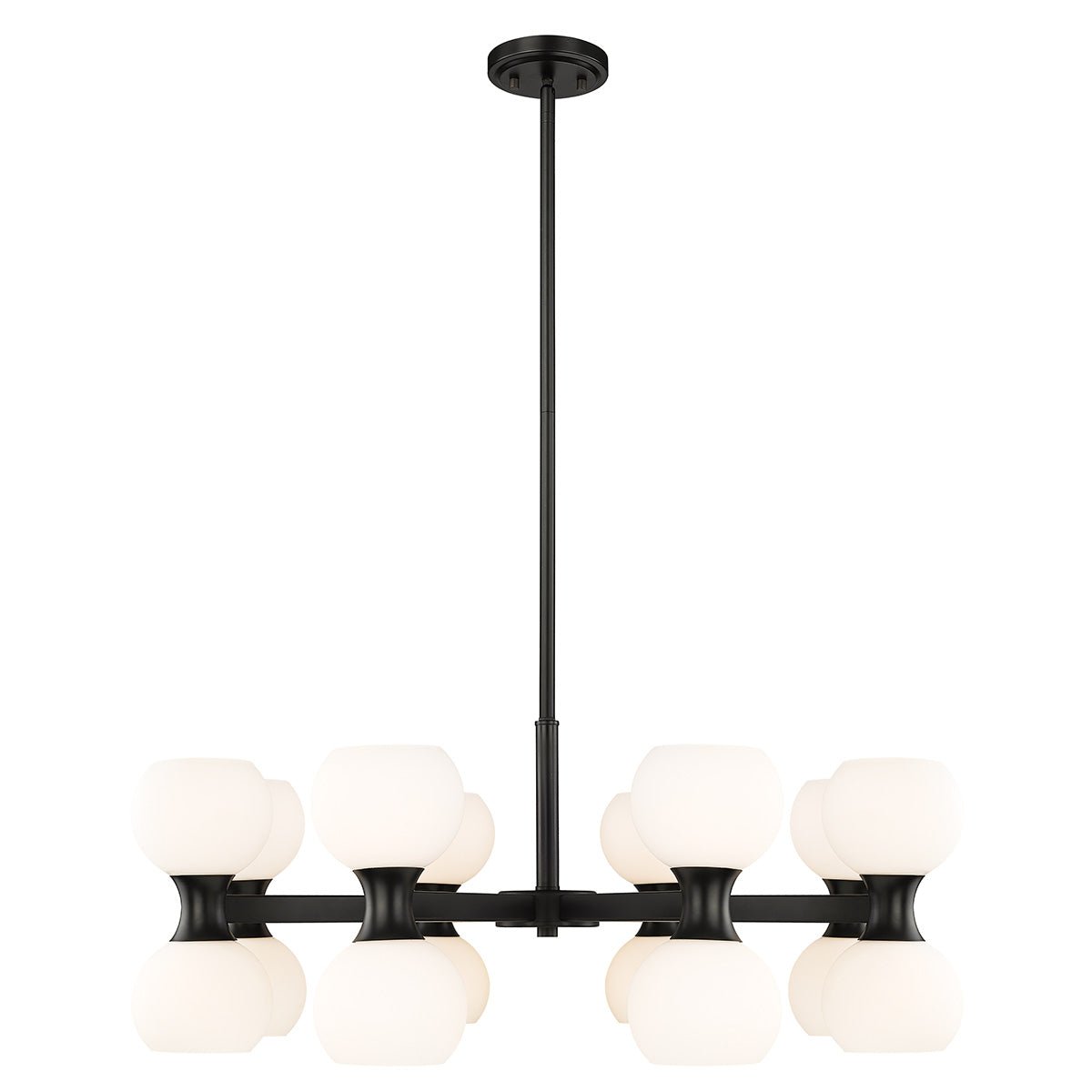 Chandelier Artemis - Noir mat 32" by Z - Lite | Luminaires & cie