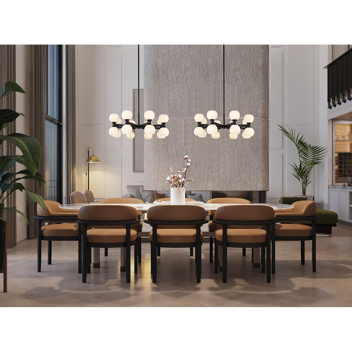 Chandelier Artemis - Noir mat 32" by Z - Lite | Luminaires & cie