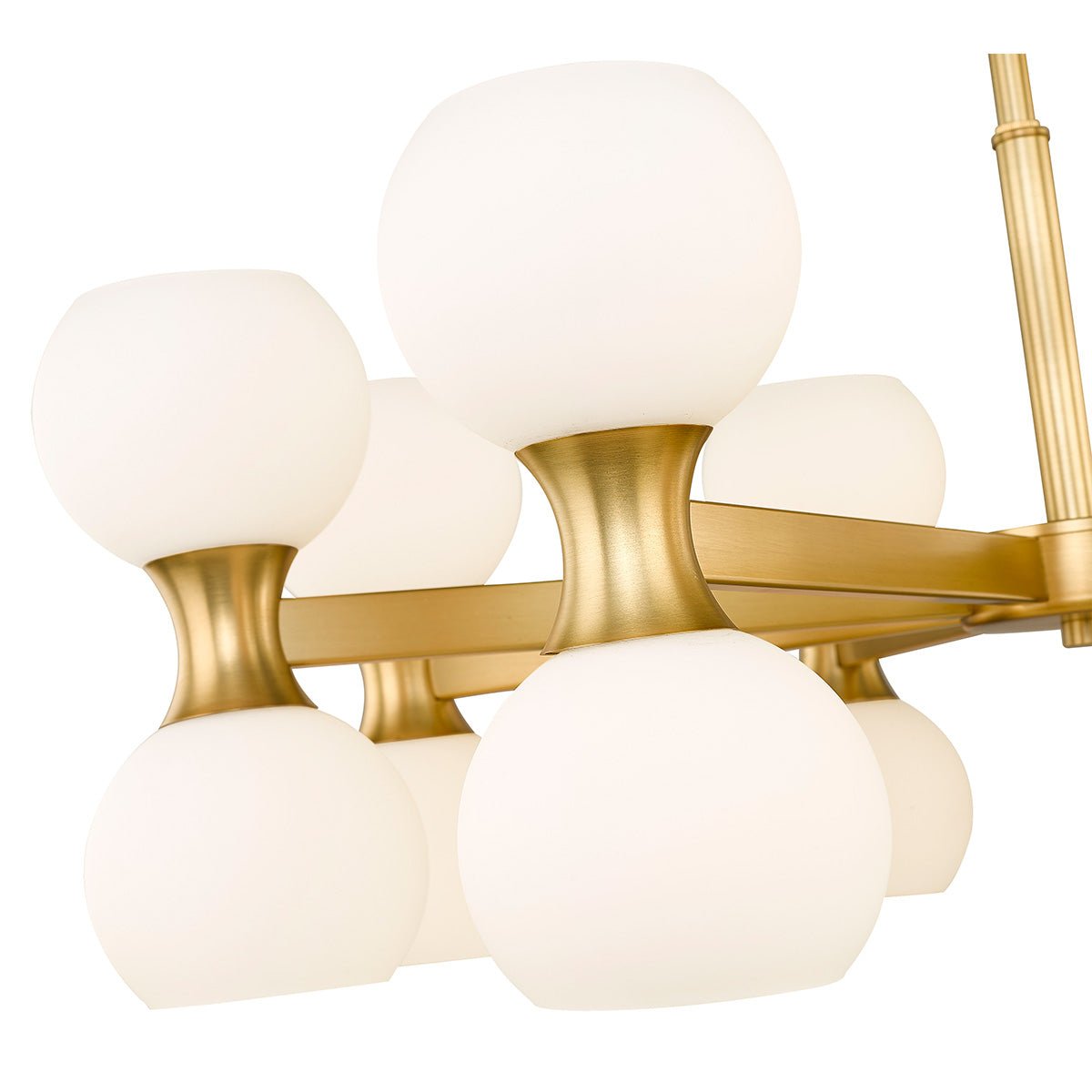 Chandelier Artemis - Or moderne 32" by Z - Lite | Luminaires & cie