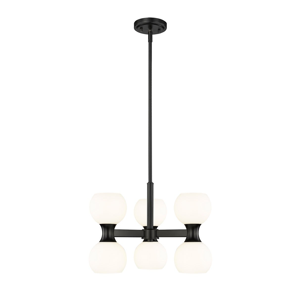 Chandelier Artemis - Noir mat 18" by Z - Lite | Luminaires & cie