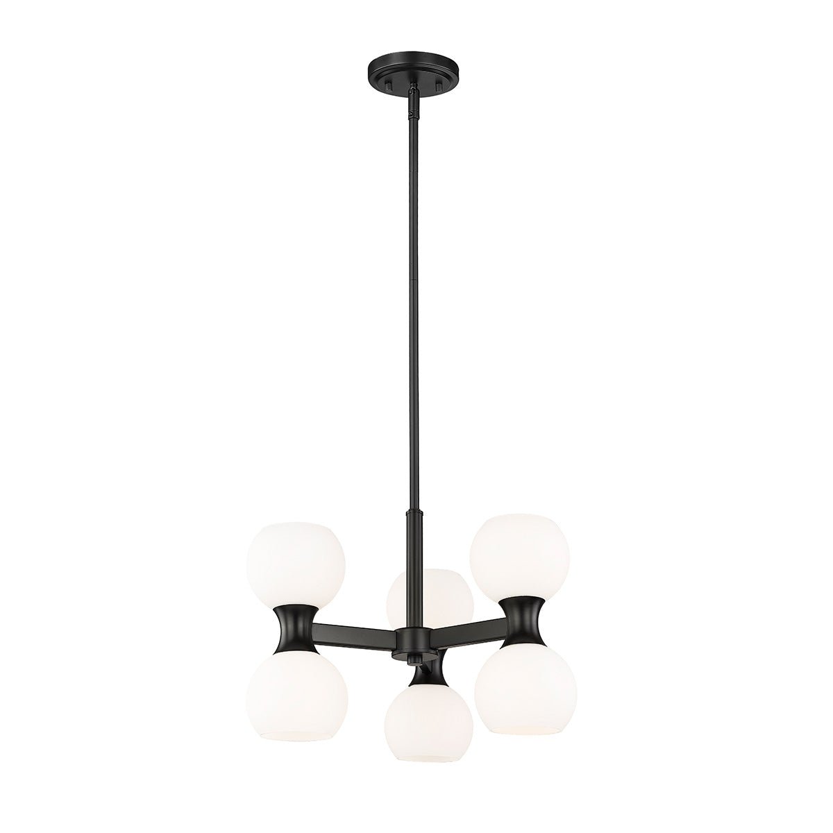 Chandelier Artemis - Noir mat 18" by Z - Lite | Luminaires & cie