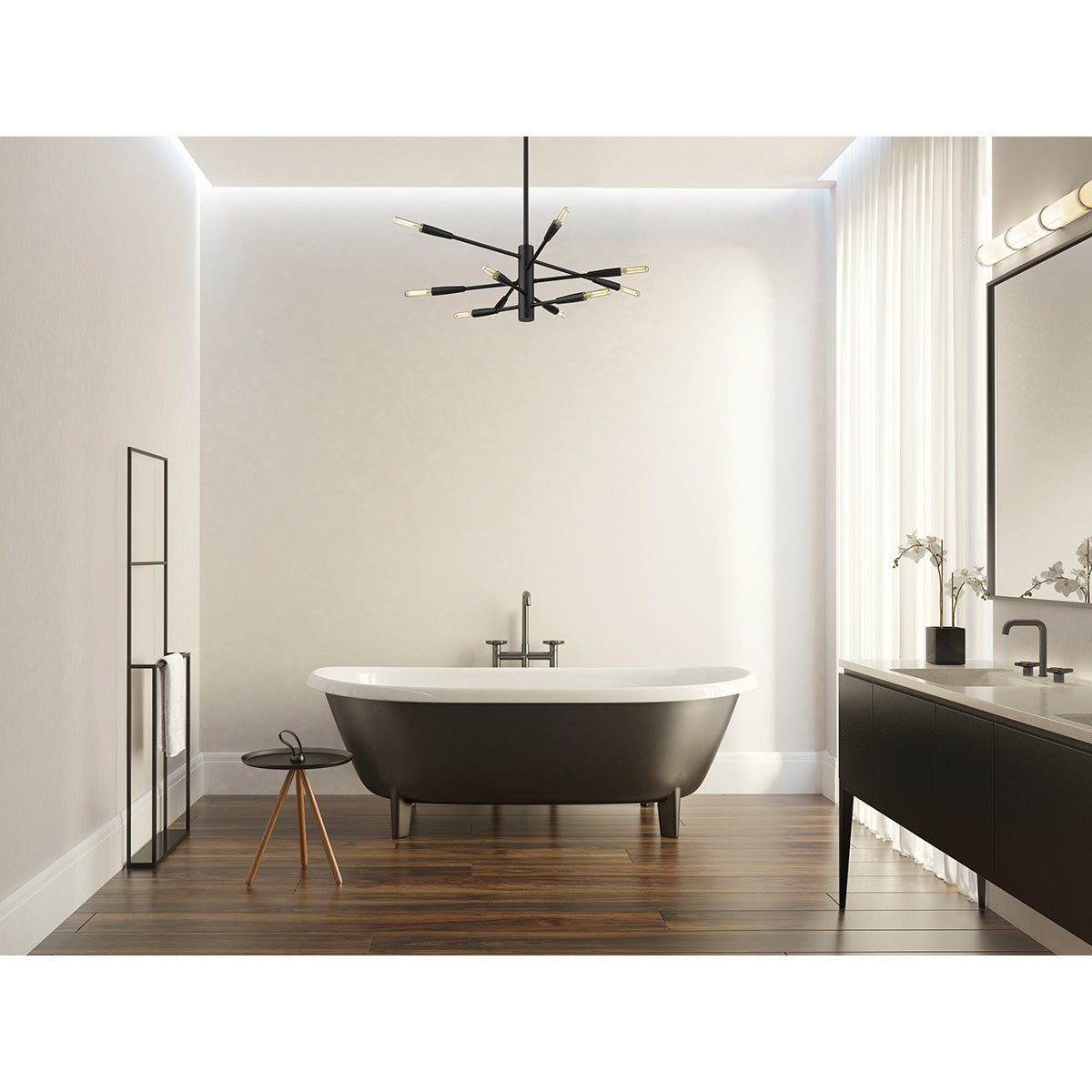 Chandelier Ascension - Noir mat 23 1/4" by Z - Lite | Luminaires & cie