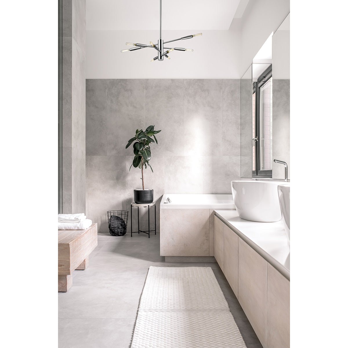 Chandelier Ascension - Chromé 16" by Z - Lite | Luminaires & cie