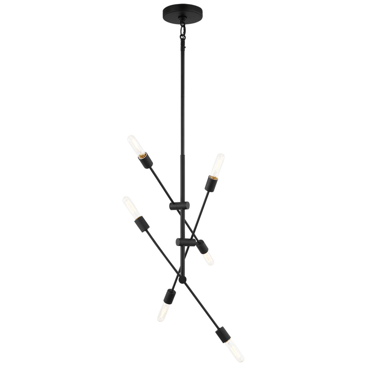 Chandelier Axis - Noir de minuit 35 1/4" by Visual Comfort Studio | Luminaires & cie
