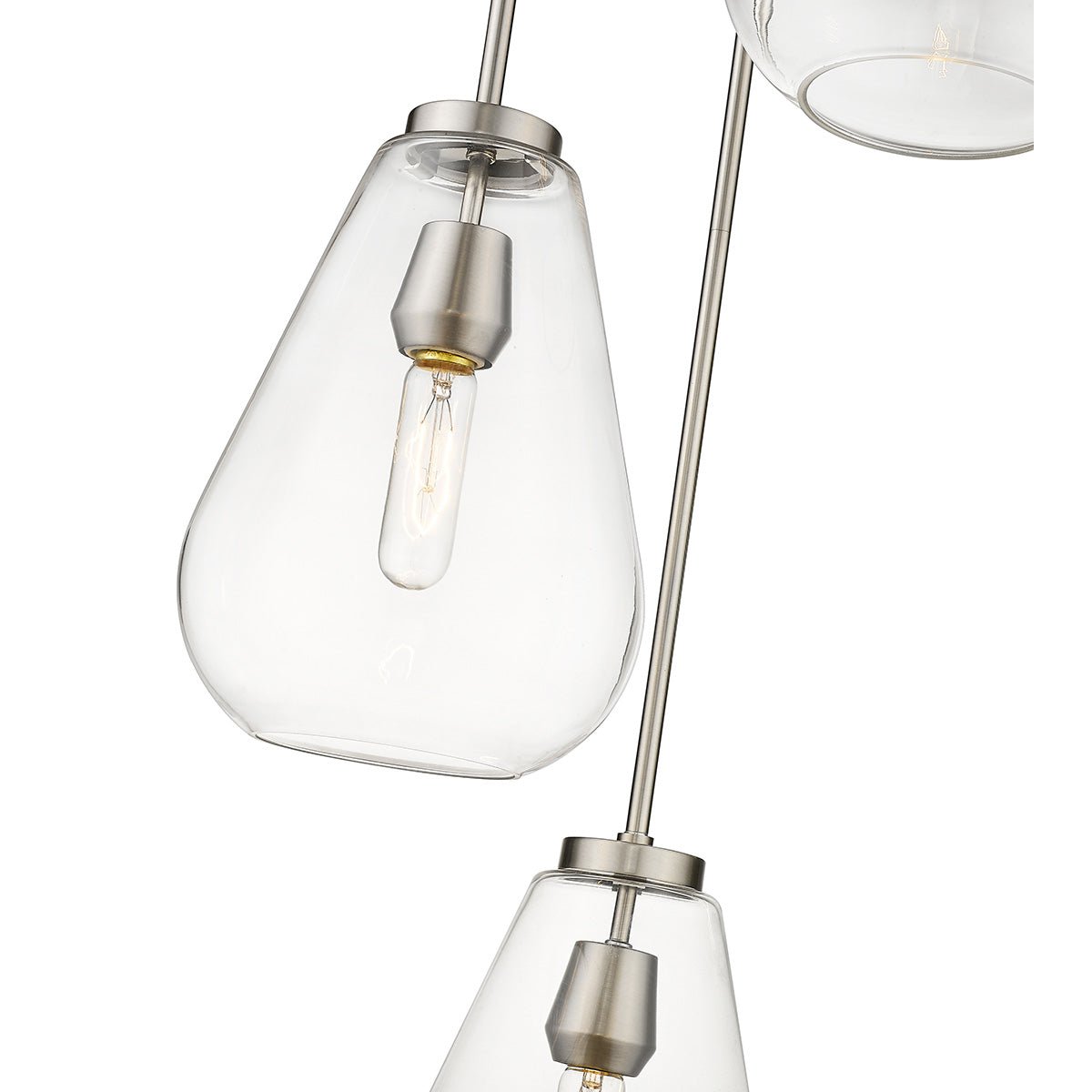 Chandelier Ayra - Nickel brossé by Z - Lite | Luminaires & cie