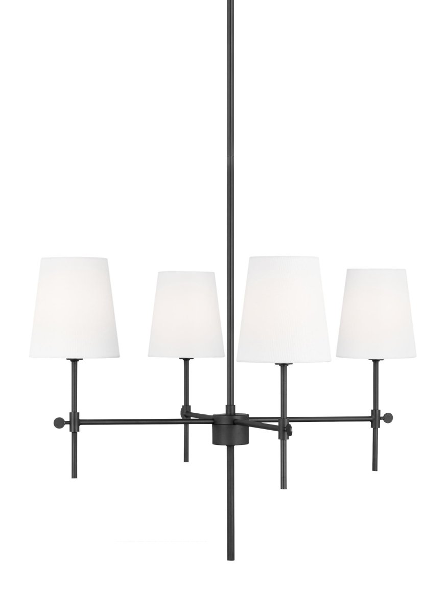 Chandelier Baker - Noir de minuit 26" Ampoules non - incluses by Visual Comfort Studio | Luminaires & cie