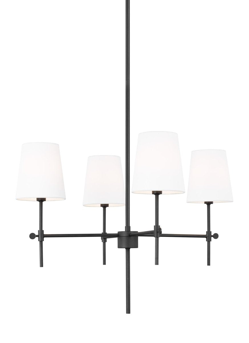 Chandelier Baker - Noir de minuit 26" Ampoules DEL incluses by Visual Comfort Studio | Luminaires & cie