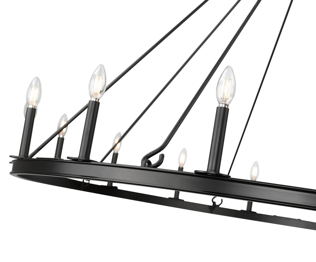 Lustre Barclay Noir mat, 62" – vue 5
