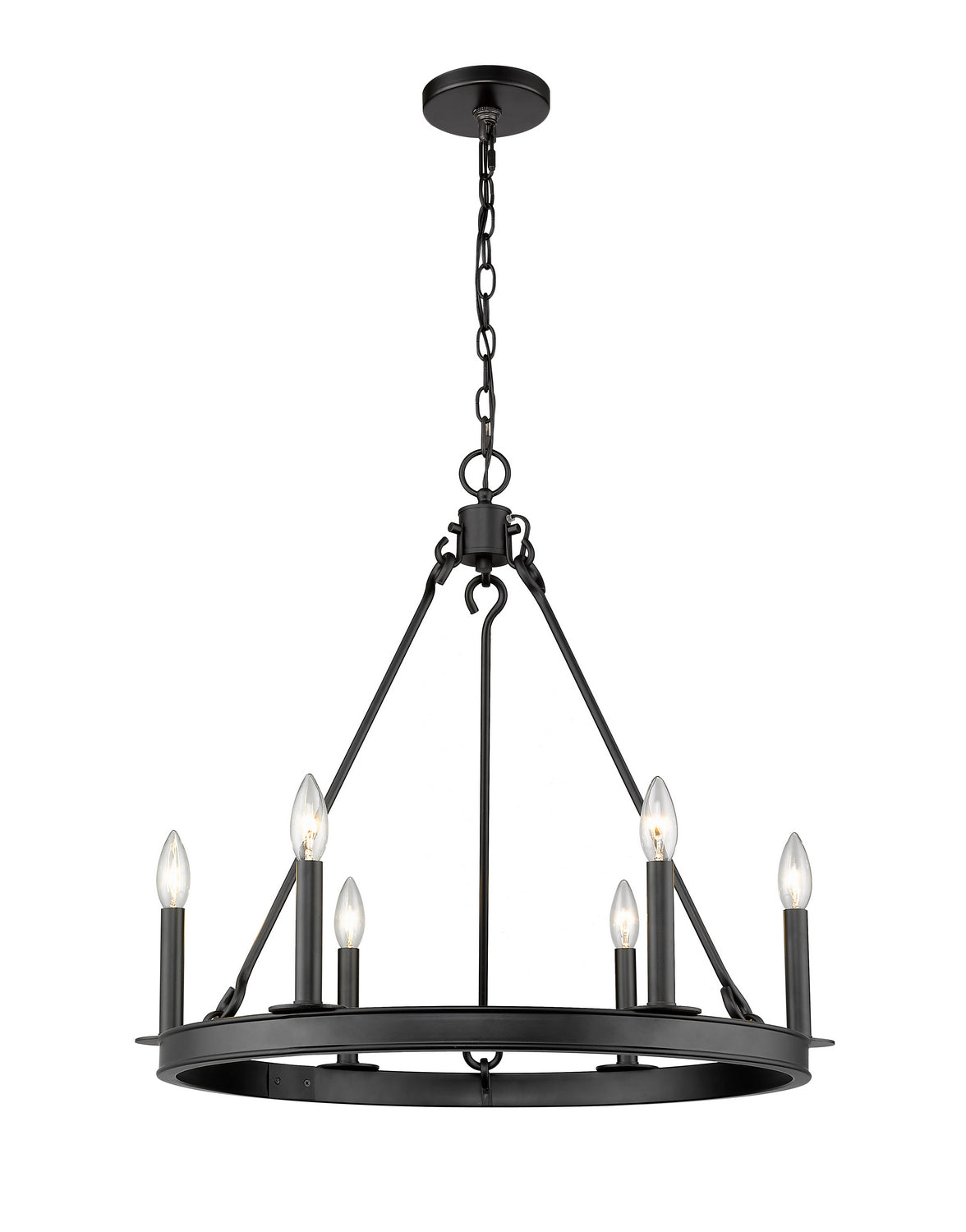 Lustre Barclay Noir mat, 25" – Z-Lite