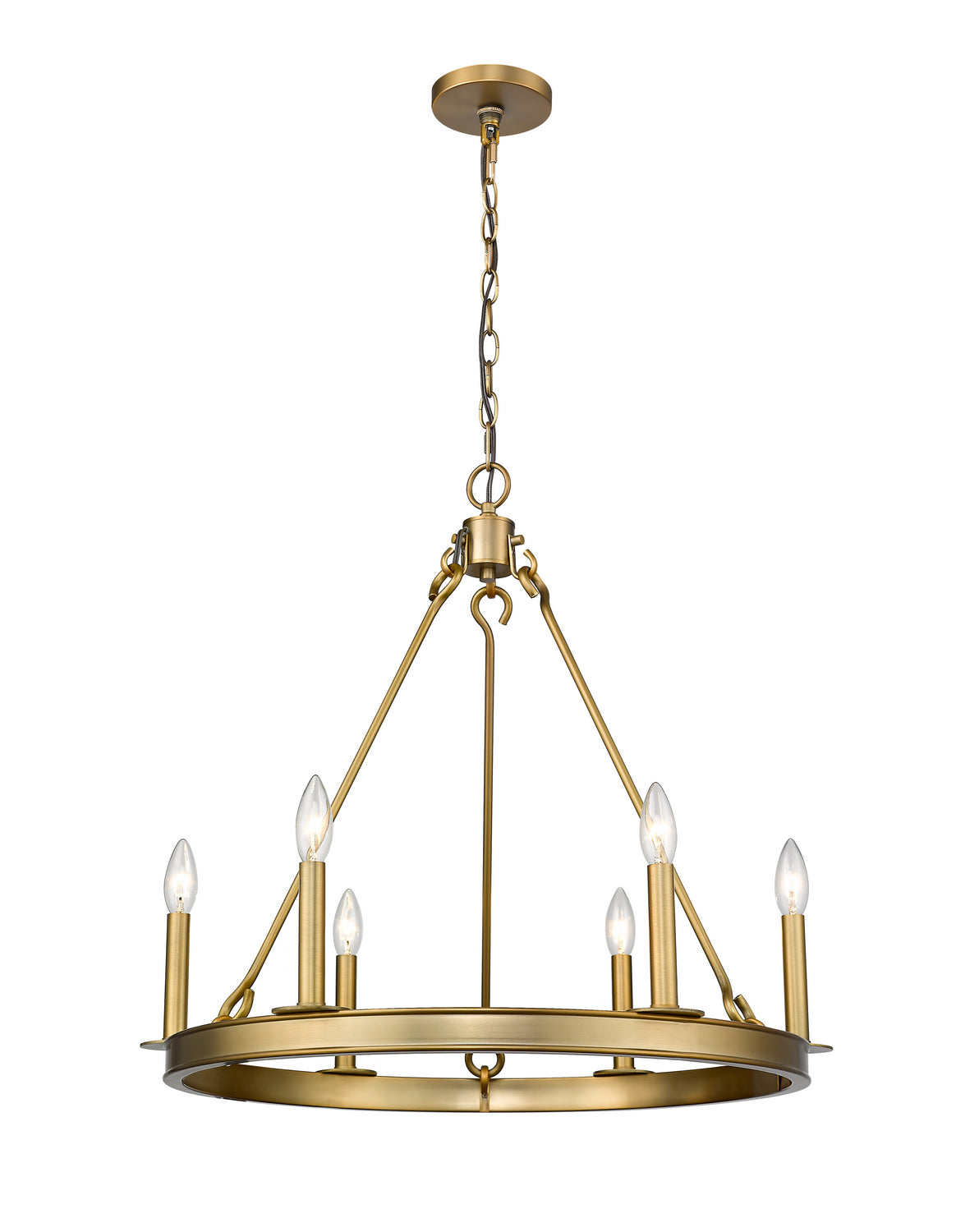 Lustre Barclay Laiton ancien, 25" – Z-Lite