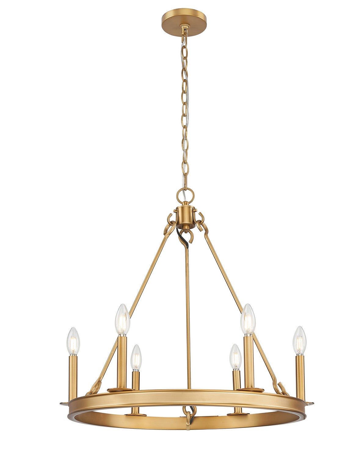 Lustre Barclay Laiton frotté, 25" – Z-Lite
