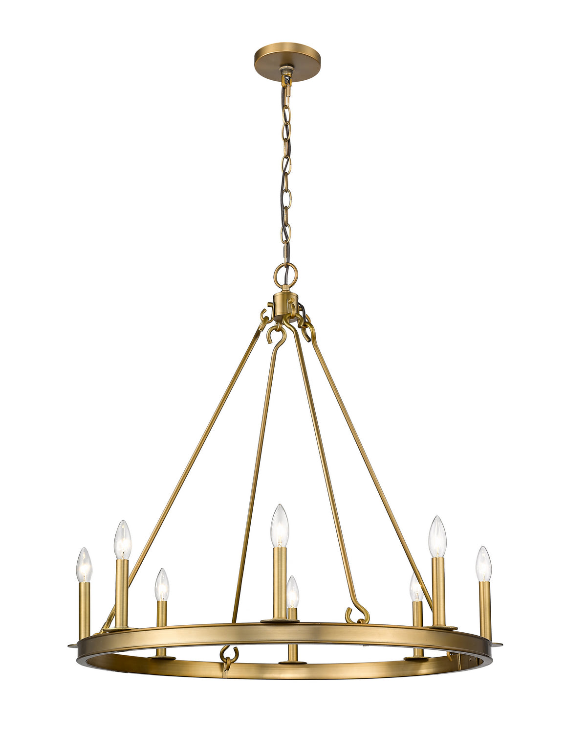 Lustre Barclay Laiton ancien, 33" – Z-Lite