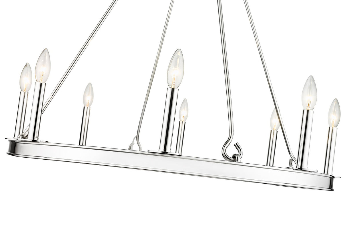 Lustre Barclay Nickel poli, 33" – vue 5