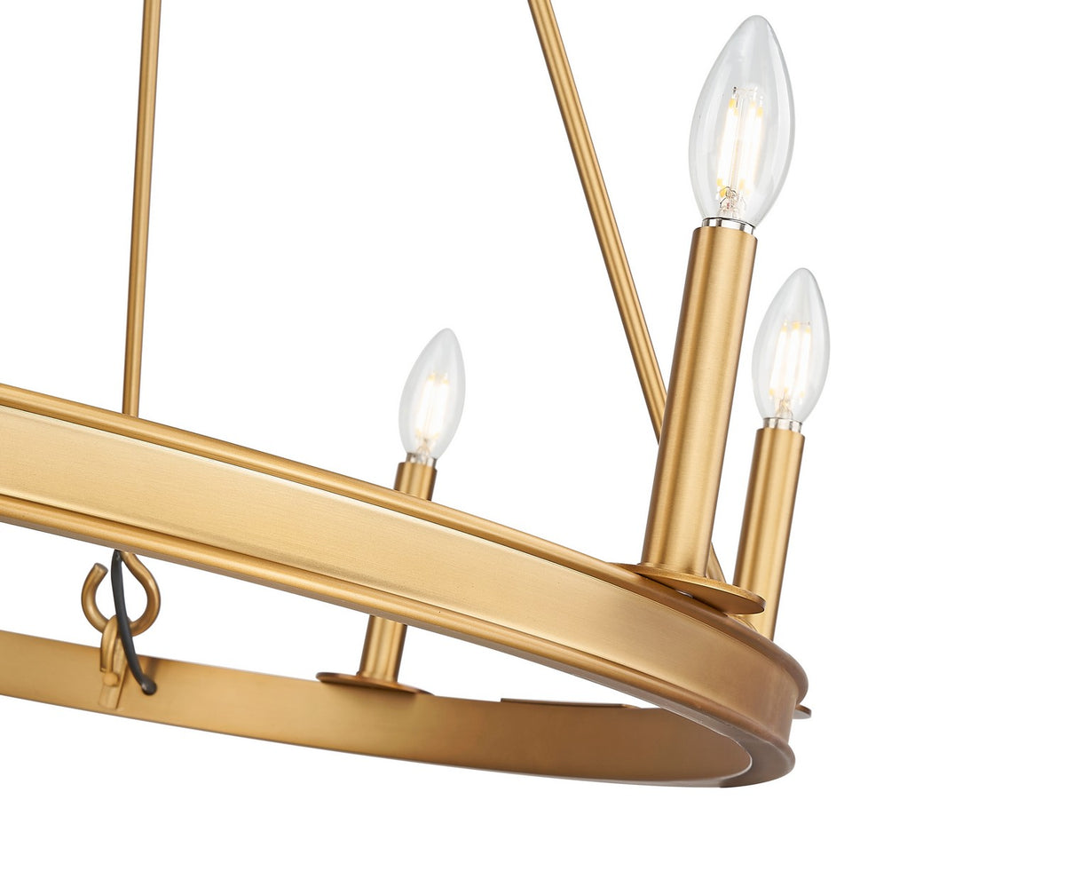 Lustre Barclay Laiton frotté, 33" – vue 4