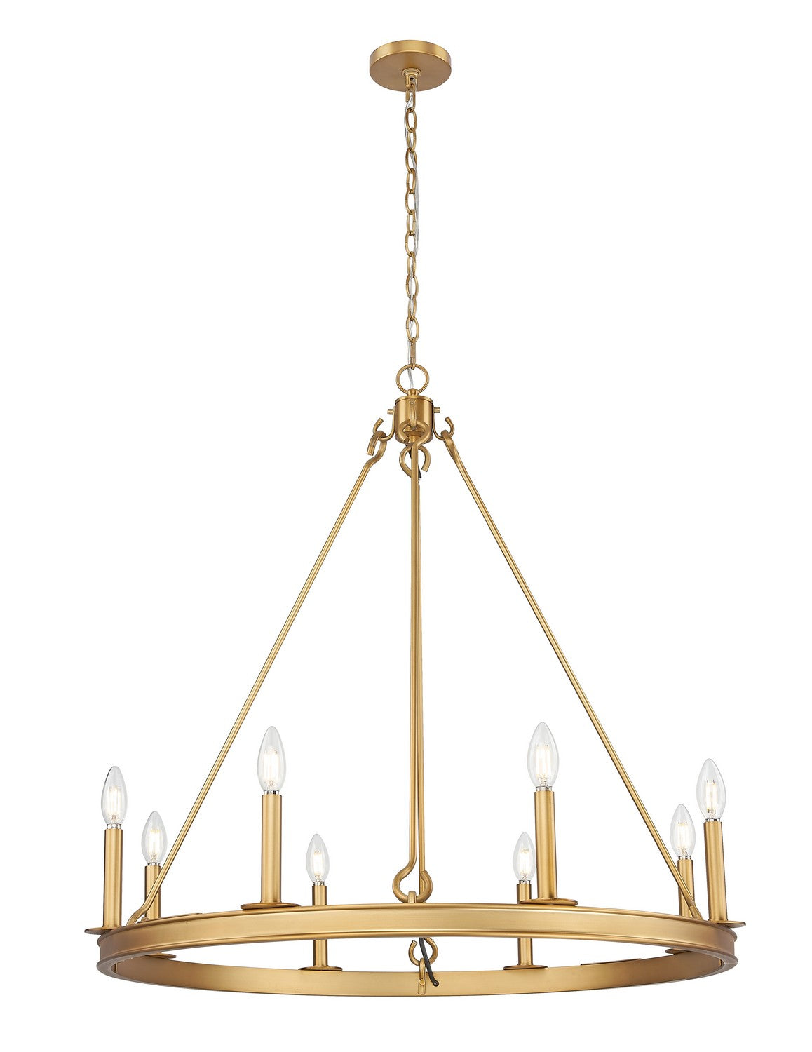 Lustre Barclay Laiton frotté, 33" – Z-Lite