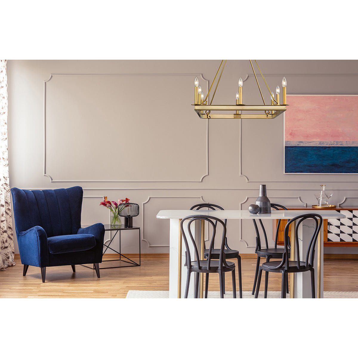 Chandelier Barclay - Laiton ancien 26" by Z - Lite | Luminaires & cie