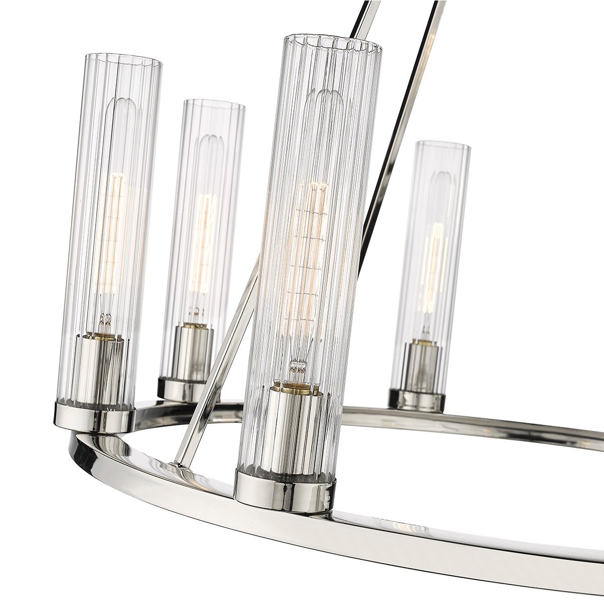 Chandelier Beau - Nickel poli 33" by Z - Lite | Luminaires & cie