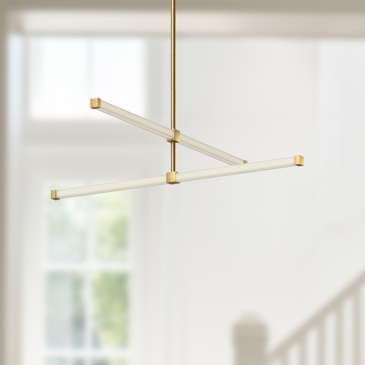 Chandelier Blade - Or brossé 1" by Kuzco Lighting | Luminaires & cie