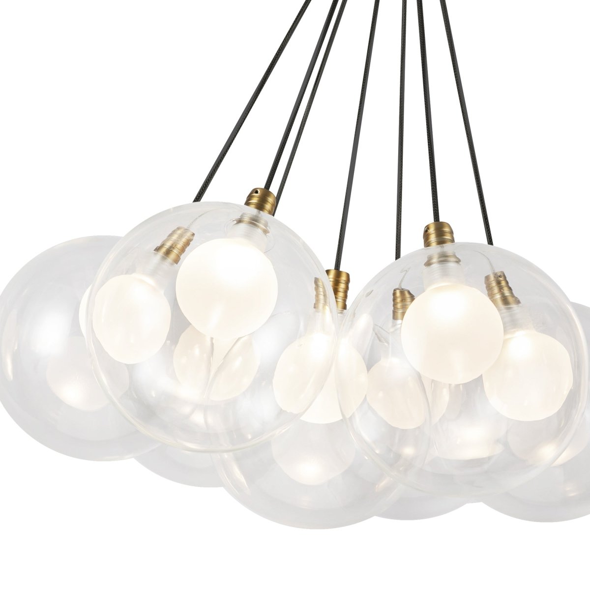 Chandelier Bolla - Or brossé 16 1/2" by Kuzco Lighting | Luminaires & cie