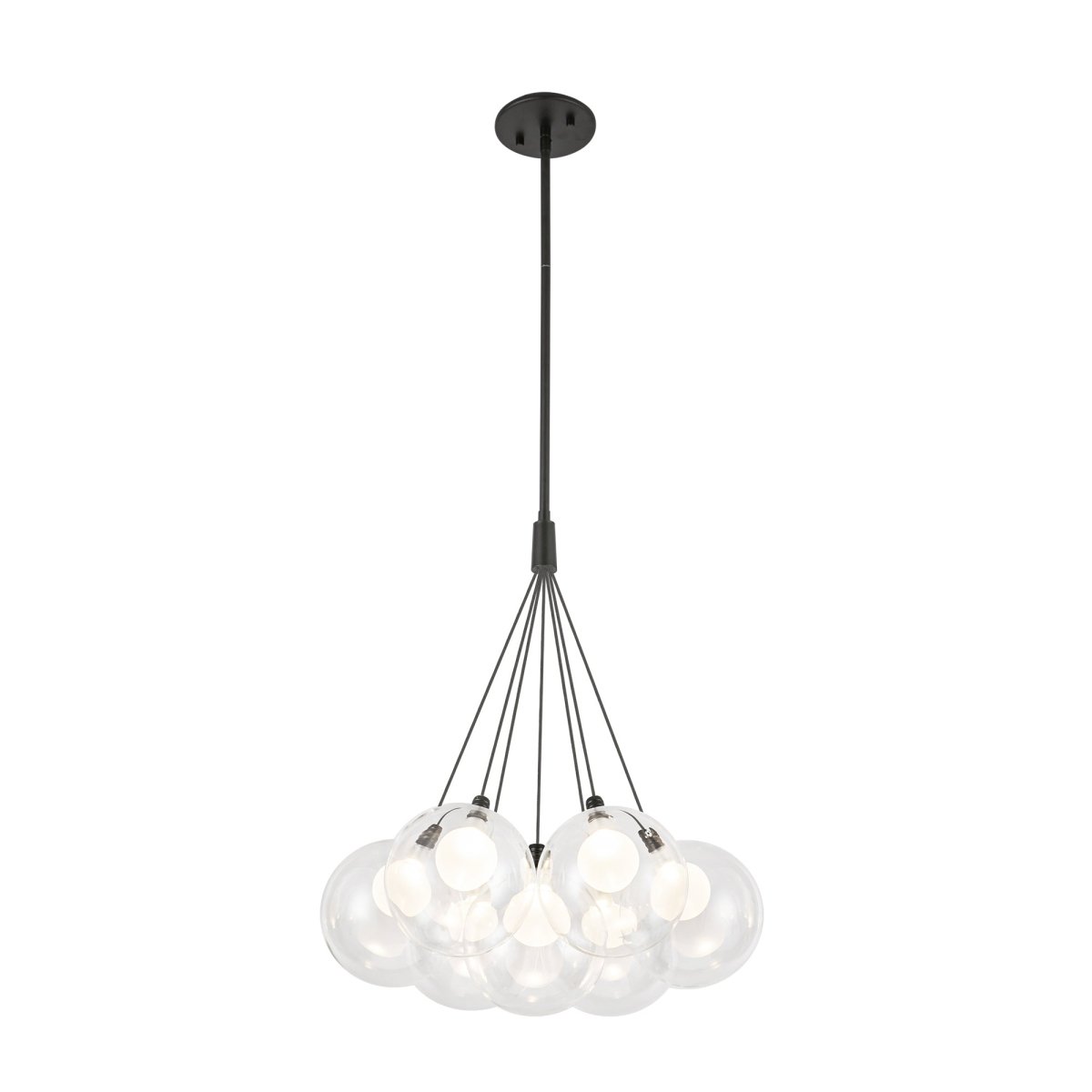 Chandelier Bolla - Noir 16 1/2" by Kuzco Lighting | Luminaires & cie