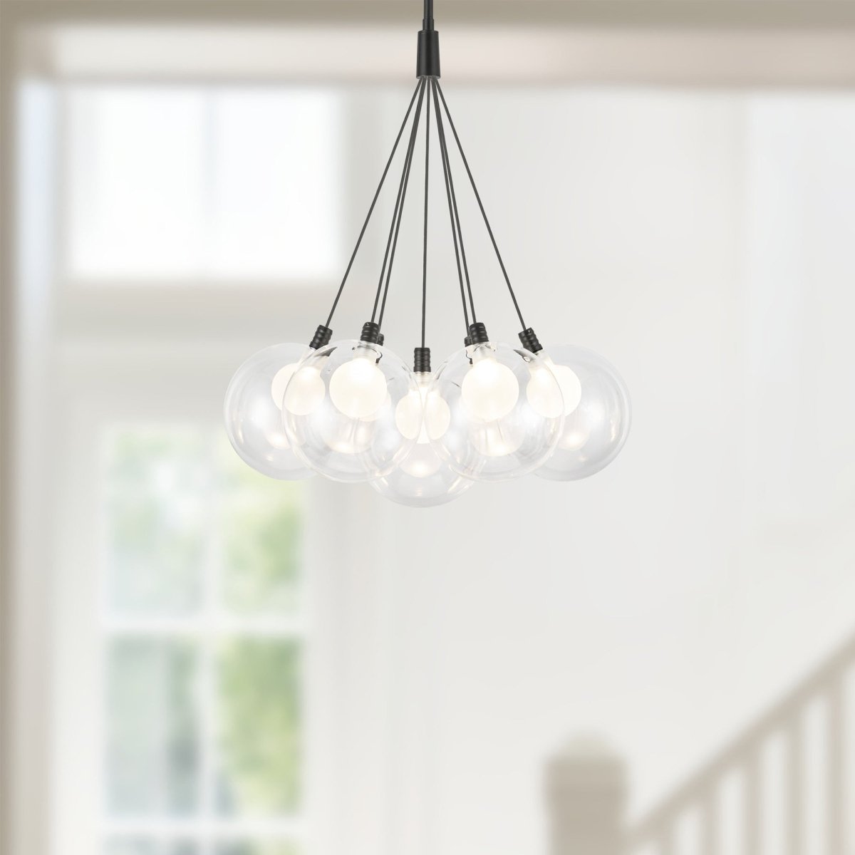 Chandelier Bolla - Noir 16 1/2" by Kuzco Lighting | Luminaires & cie