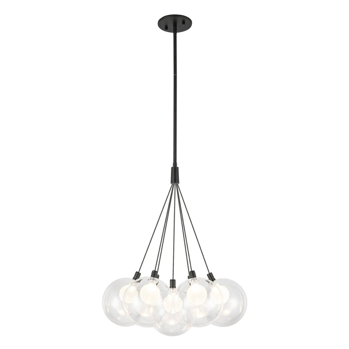 Chandelier Bolla - Noir 16 1/2" by Kuzco Lighting | Luminaires & cie