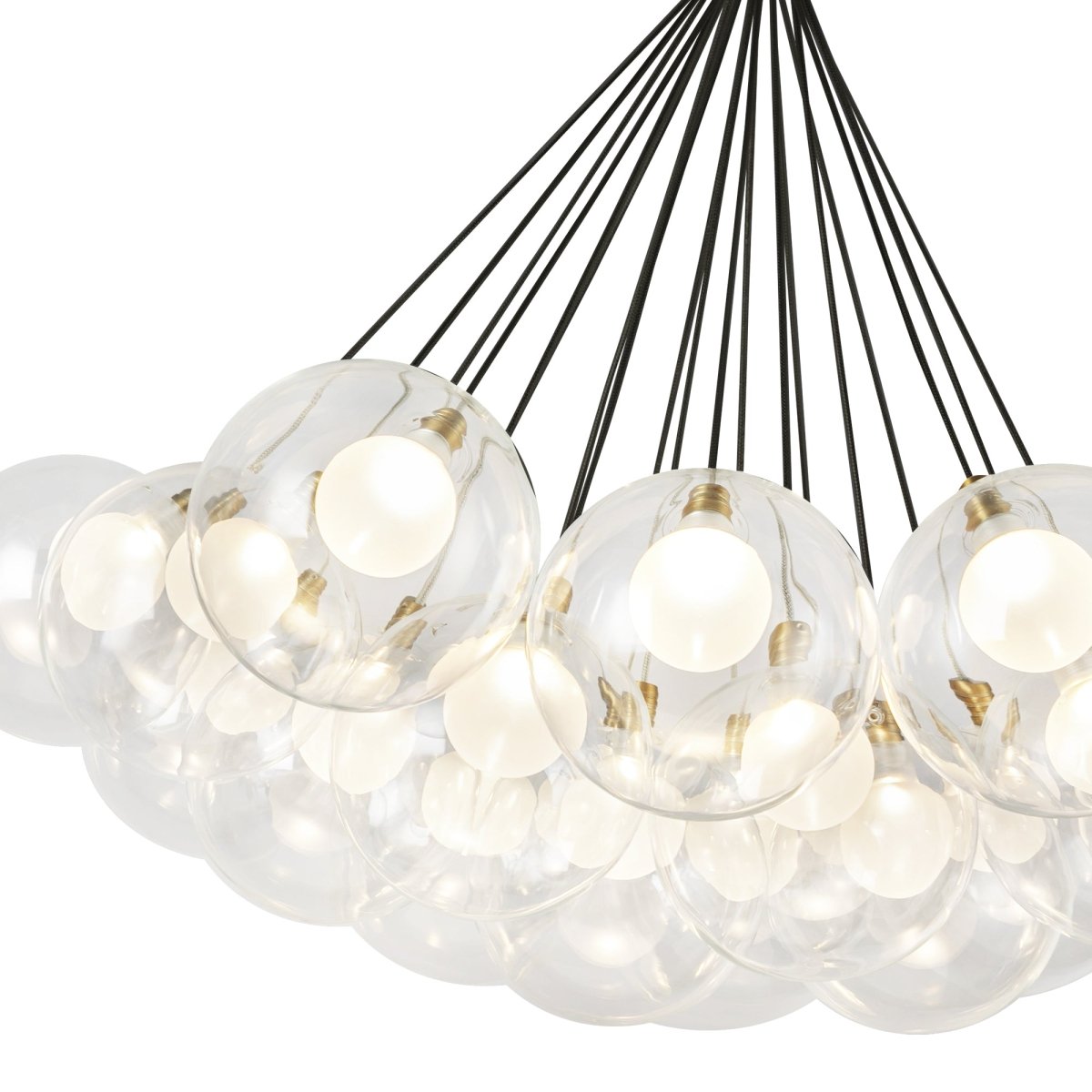 Chandelier Bolla - Or brossé 28" by Kuzco Lighting | Luminaires & cie