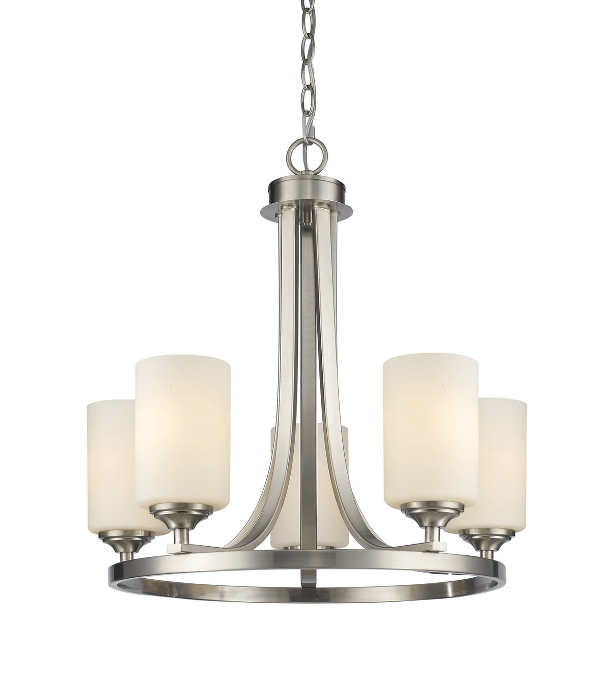 Lustre Bordeaux Nickel brossé, 21 1/2" – Z-Lite