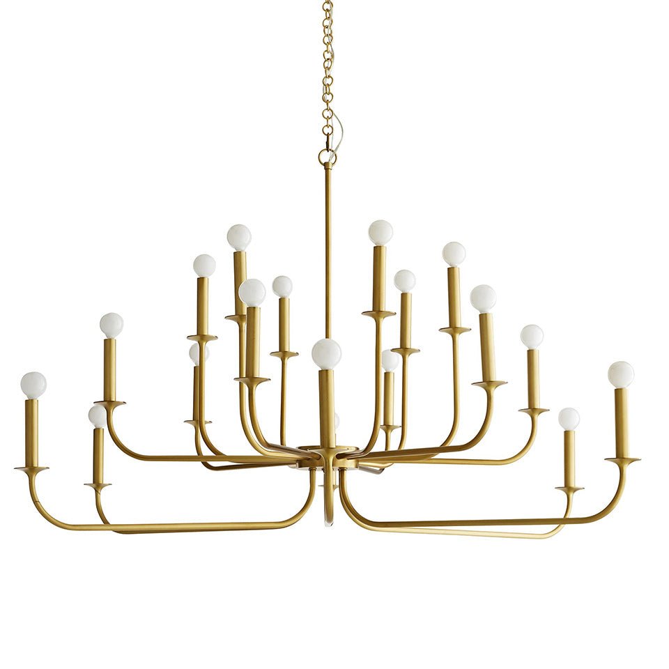 Chandelier Breck - Laiton Large by Arteriors | Luminaires & cie