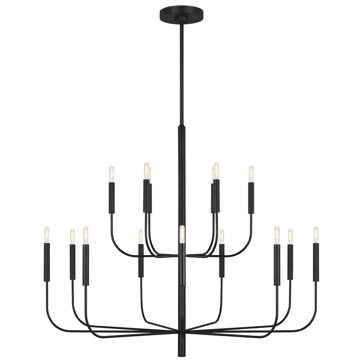 Chandelier Brianna - Fer vieille 48 3/4" by Visual Comfort Studio | Luminaires & cie