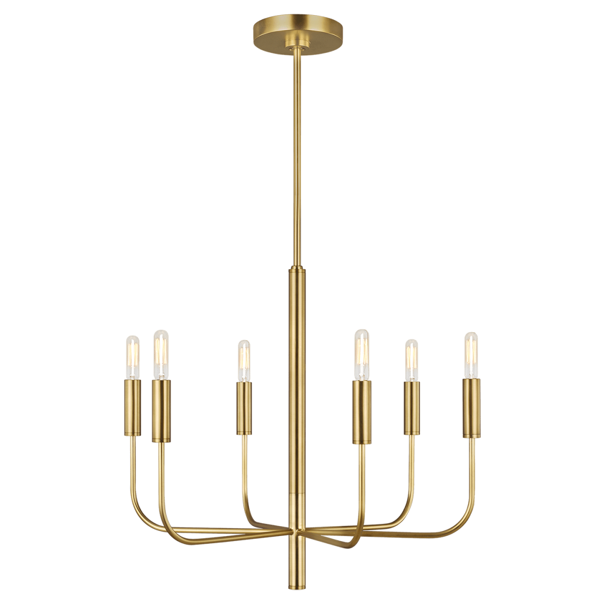 Chandelier Brianna - Laiton brûlé 24" by Visual Comfort Studio | Luminaires & cie