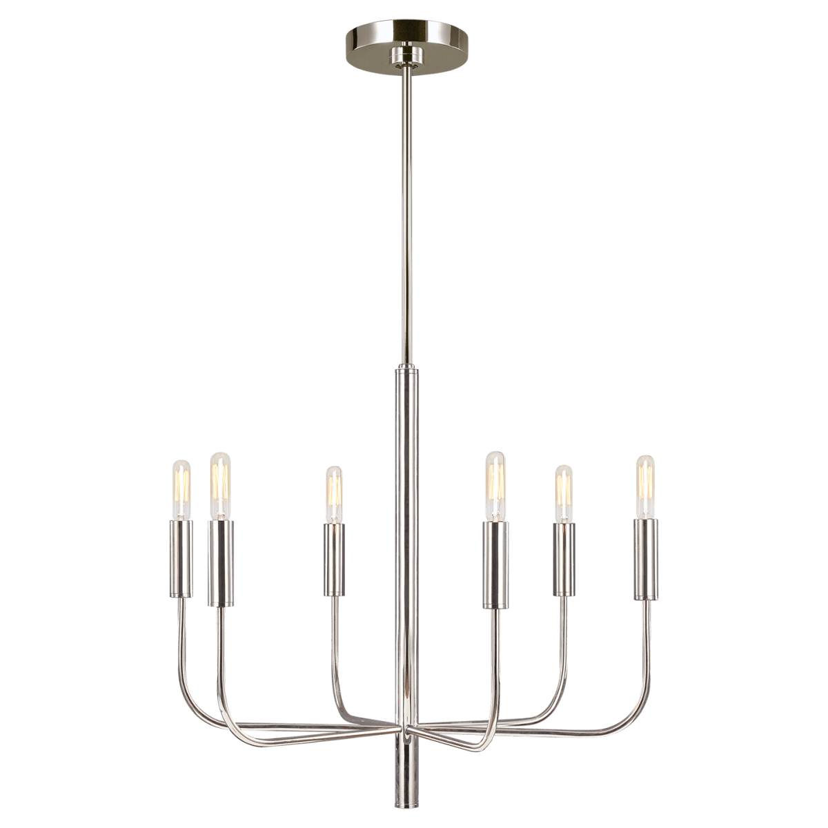 Chandelier Brianna - Nickel poli 24" by Visual Comfort Studio | Luminaires & cie