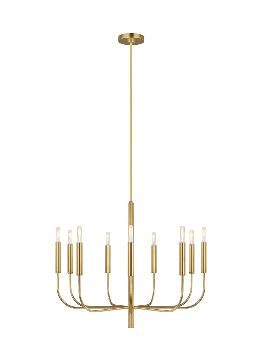Chandelier Brianna - Laiton brûlé 30" by Visual Comfort Studio | Luminaires & cie