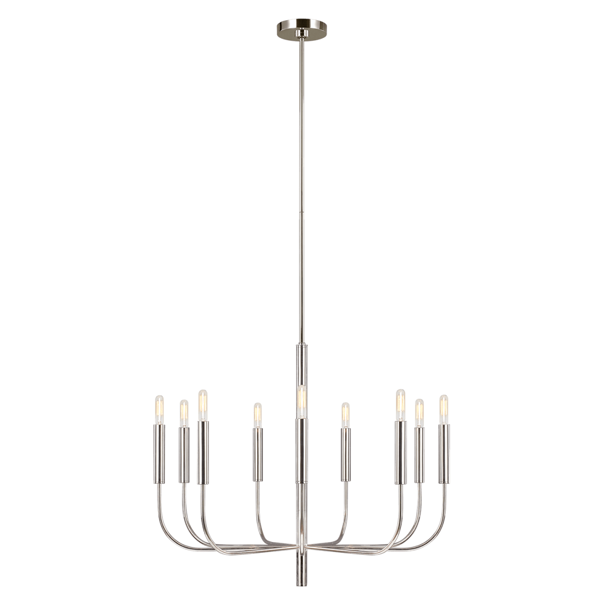 Chandelier Brianna - Nickel poli 30" by Visual Comfort Studio | Luminaires & cie