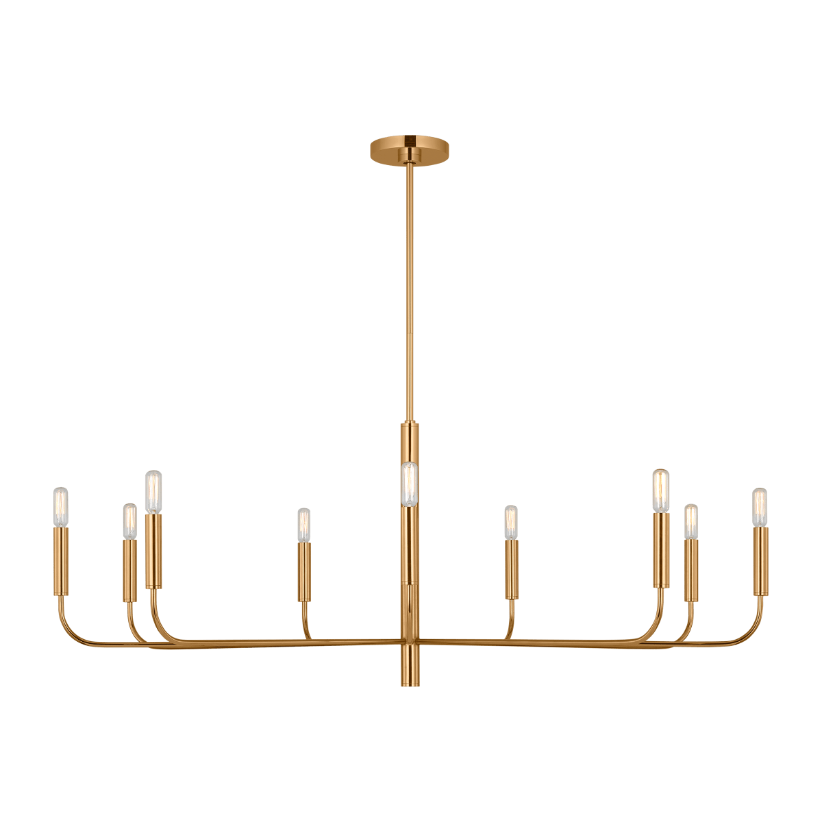 Chandelier Brianna - Laiton brûlé 48" by Visual Comfort Studio | Luminaires & cie