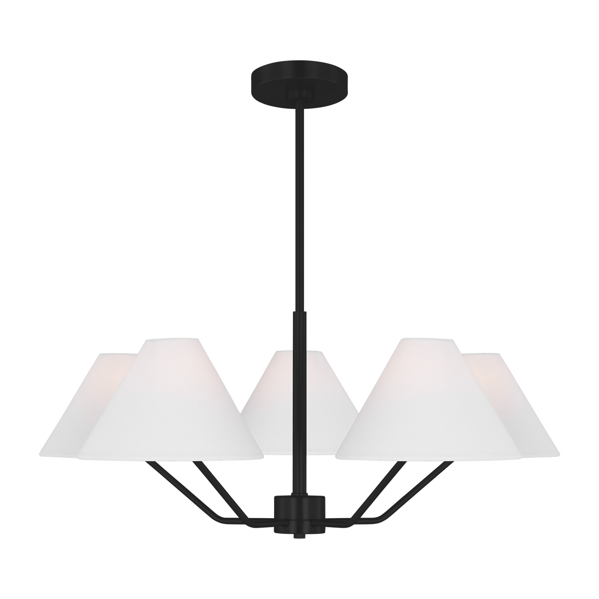 Chandelier Burke - Noir de minuit 30" by Visual Comfort Studio | Luminaires & cie