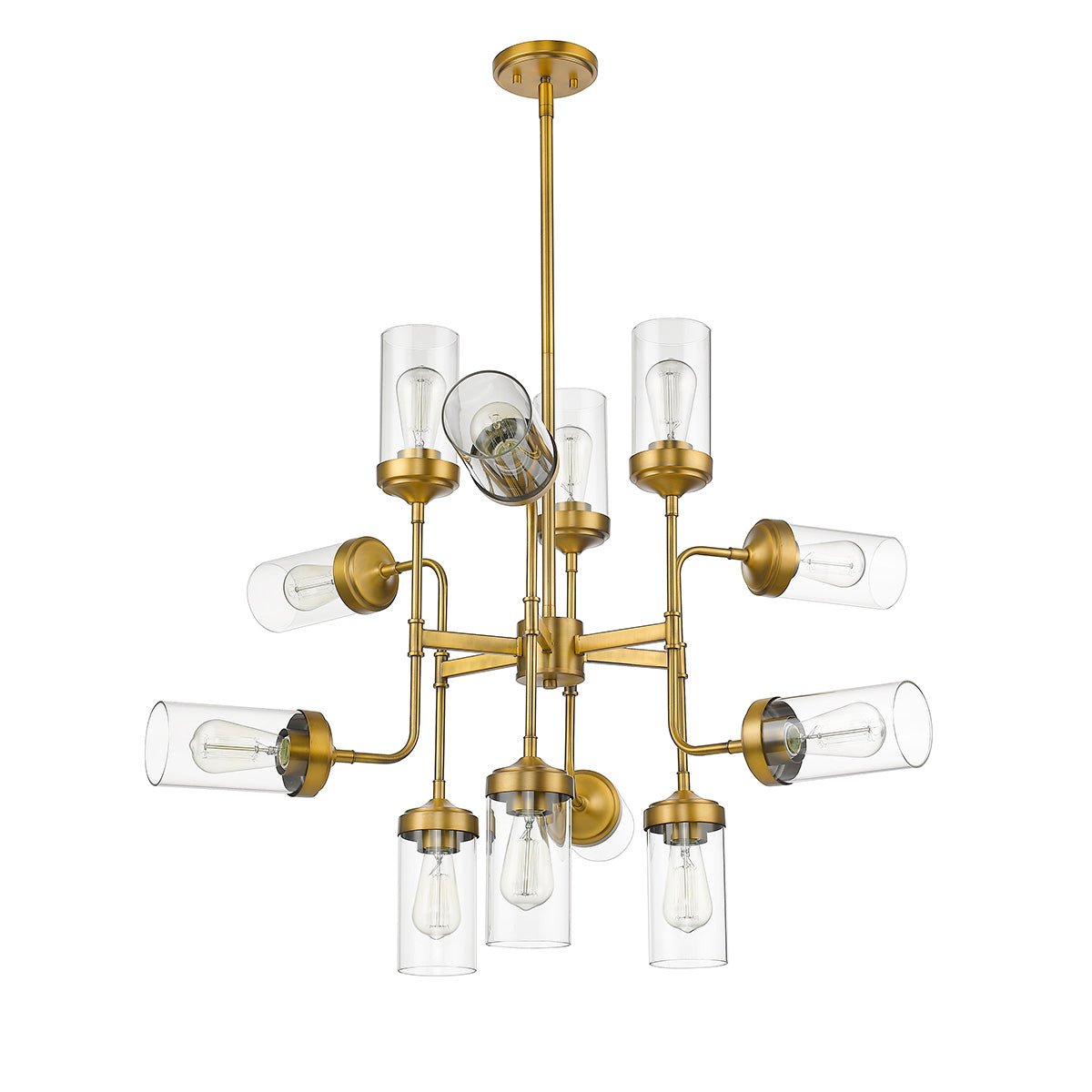 Chandelier Calliope - Laiton de fonderie 36" by Z - Lite | Luminaires & cie