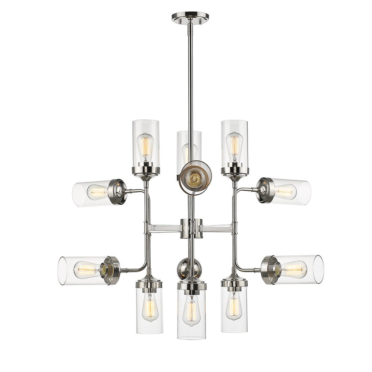 Chandelier Calliope - Nickel poli 36" by Z - Lite | Luminaires & cie