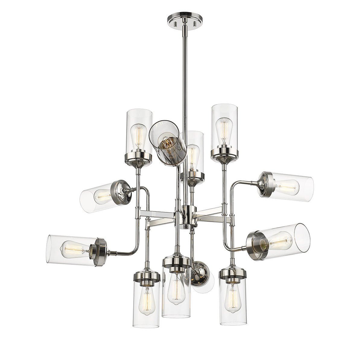 Chandelier Calliope - Nickel poli 36" by Z - Lite | Luminaires & cie