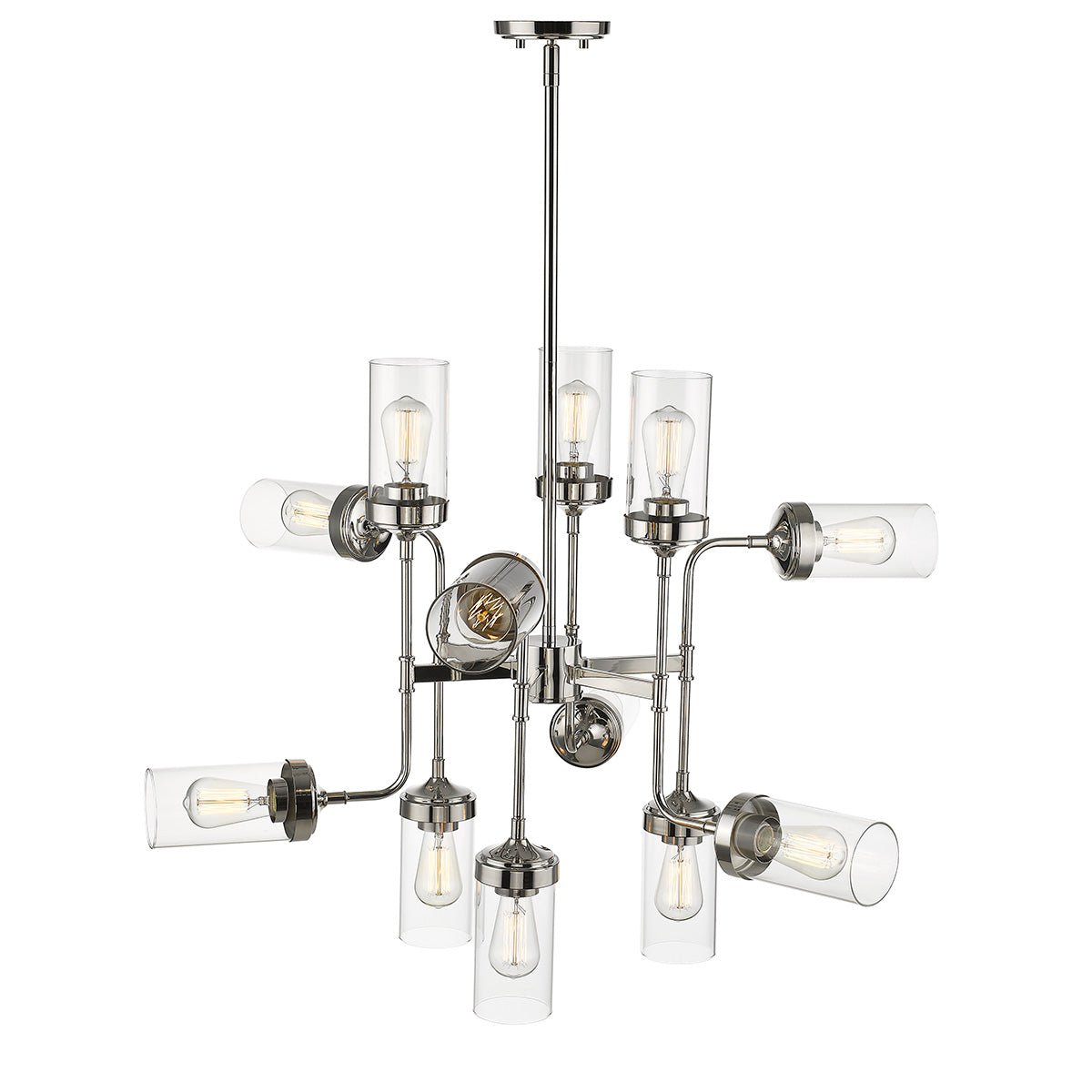 Chandelier Calliope - Nickel poli 36" by Z - Lite | Luminaires & cie