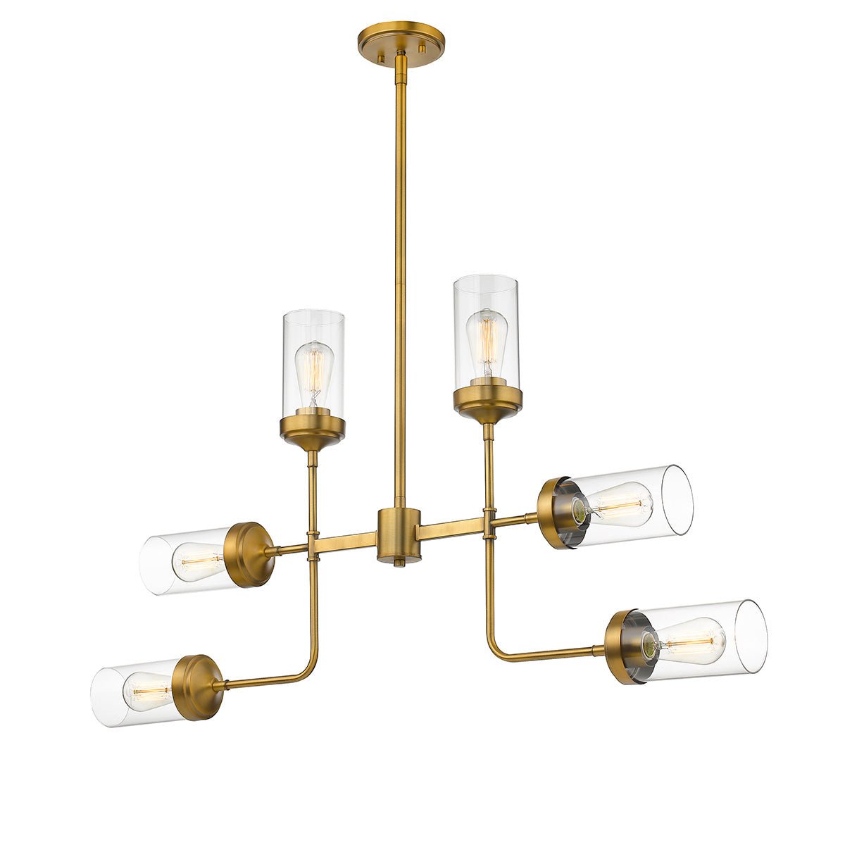 Chandelier Calliope - Laiton de fonderie 41 1/2" by Z - Lite | Luminaires & cie