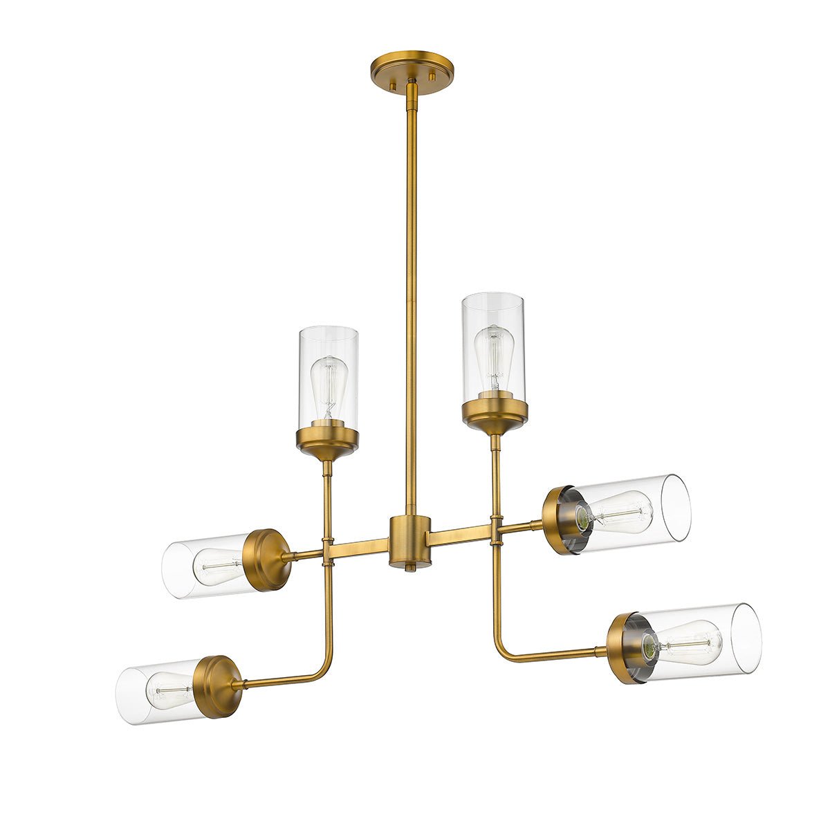Chandelier Calliope - Laiton de fonderie 41 1/2" by Z - Lite | Luminaires & cie